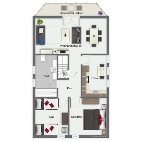 An Der Steilkueste 03 Apartament *